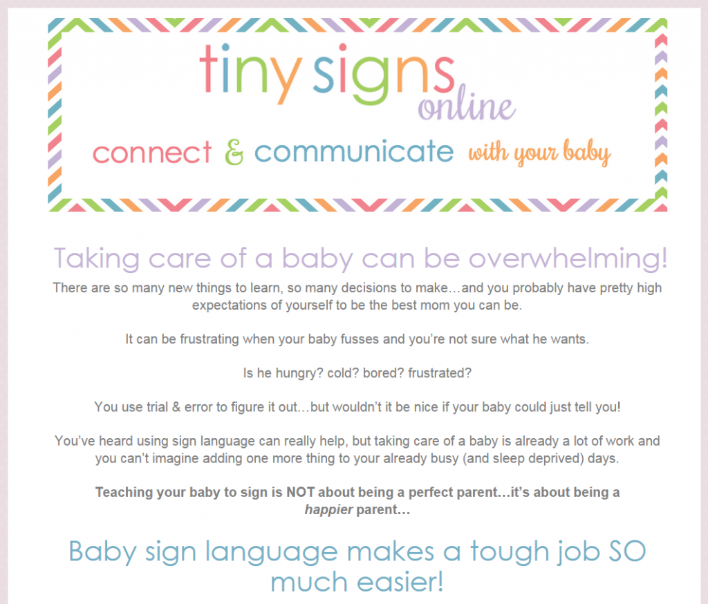 baby sign